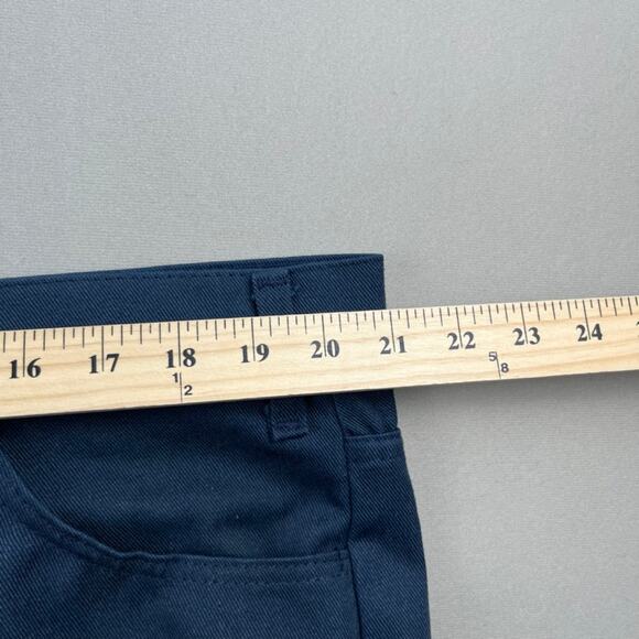 Vintage Levis Sta-Prest Pants Mens 42 Navy Blue Chino Straight Leg Slacks 80s - Picture 13 of 16